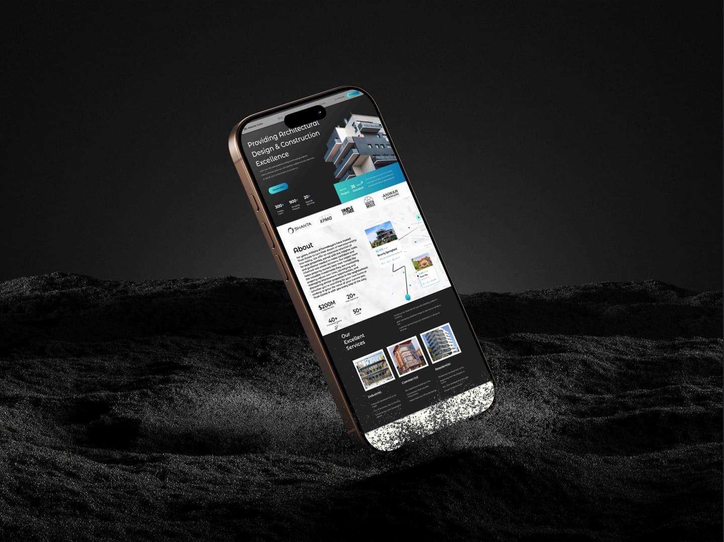 Real State Site Mockup