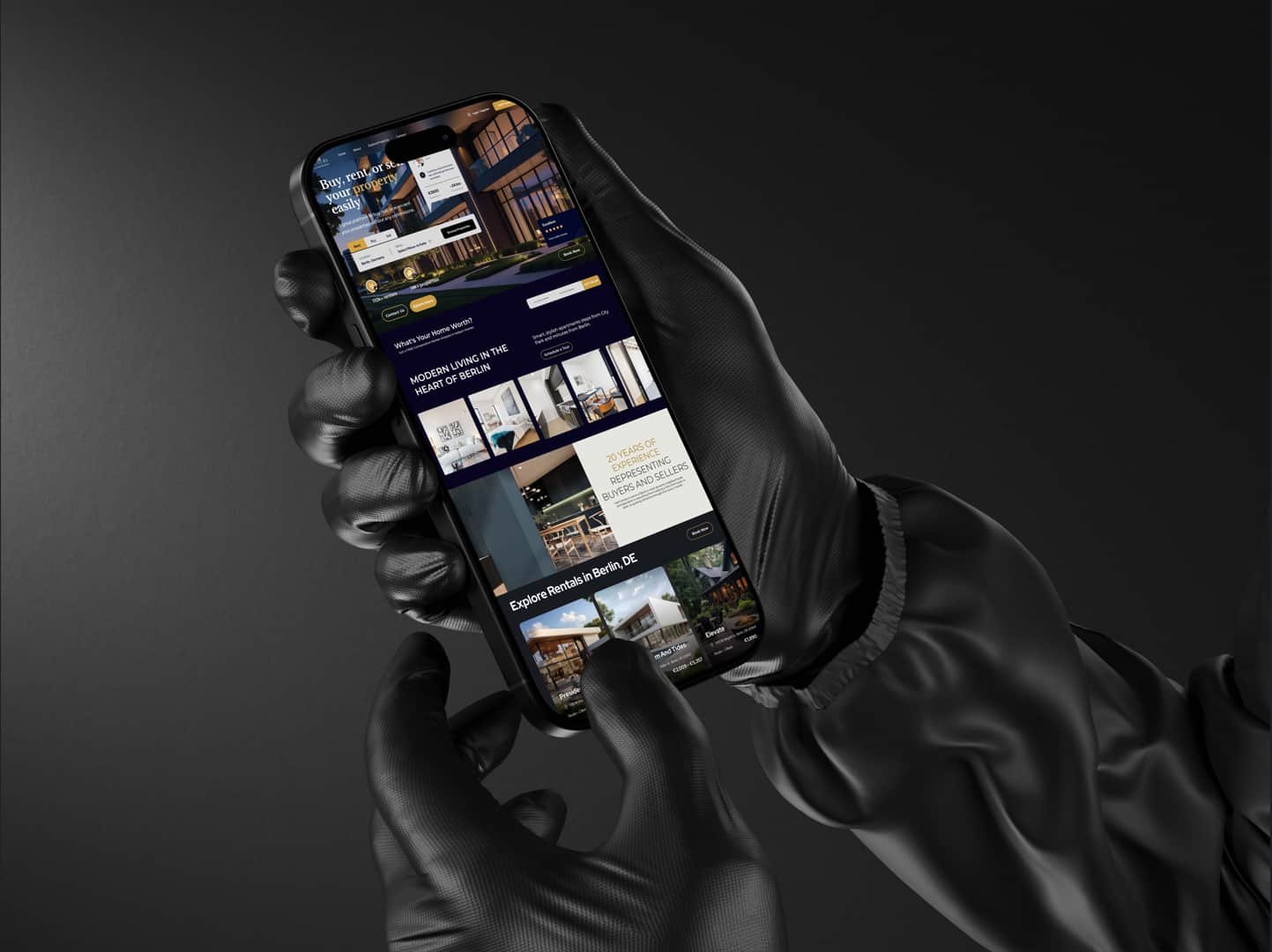 Real State Site Mockup